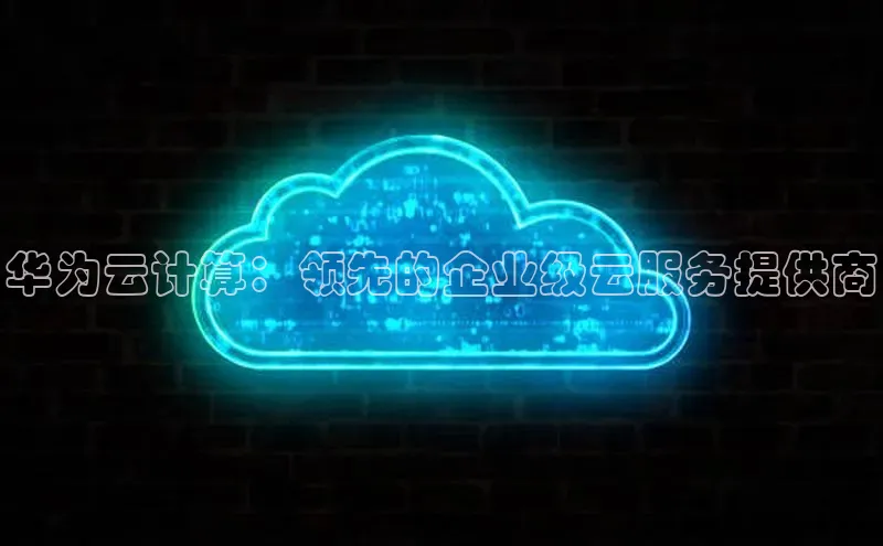 金年会电子游戏app官方每日互动华为云计算：领先的企业级云服务提供商