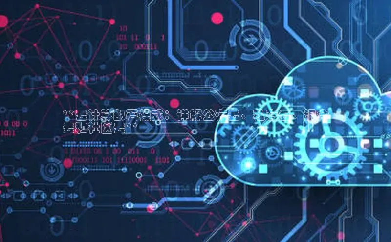 金年会官网登录入口云创智行**云计算部署模式：详解公有云、私有云、混合
云和社区云**